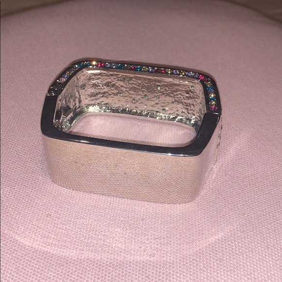 Colorful multicolored bling square bracelet - Picture 8 of 8